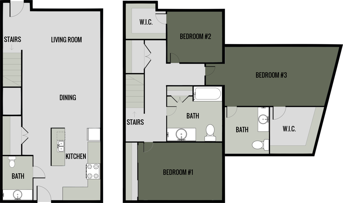 Floor Plans of Jefferson Street Apartments in Ripon, WI
